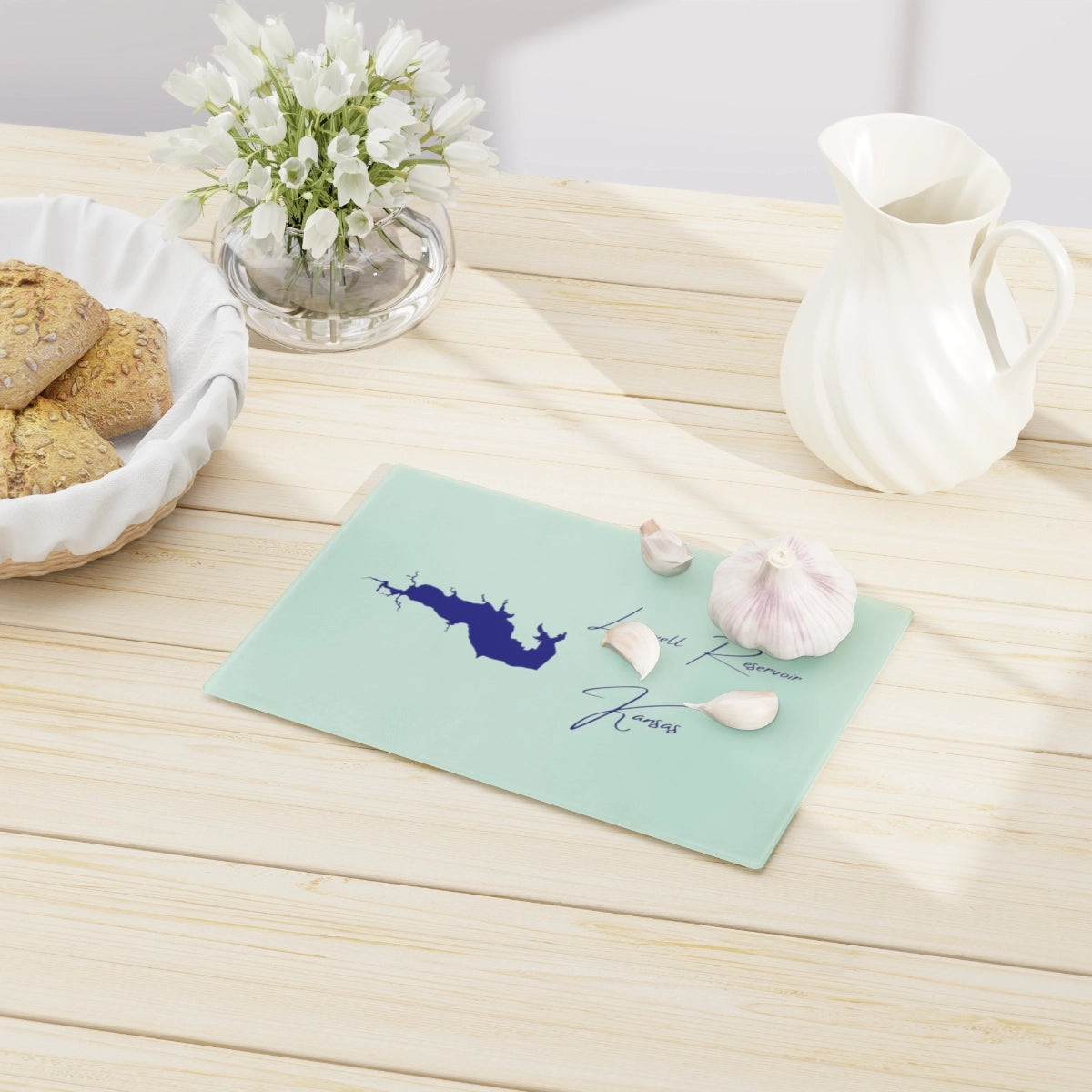 Kansas Lovewell Reservoir Cutting Board other position view from context-1 small.webp