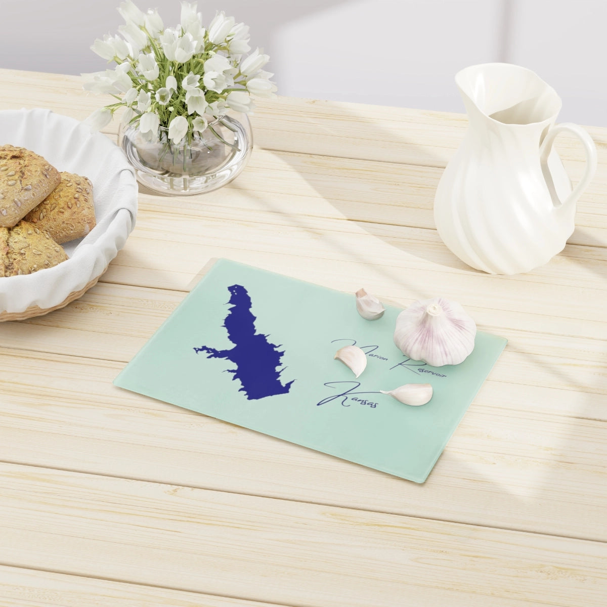 Kansas Marion Reservoir Cutting Board other position view from context-1 small.webp