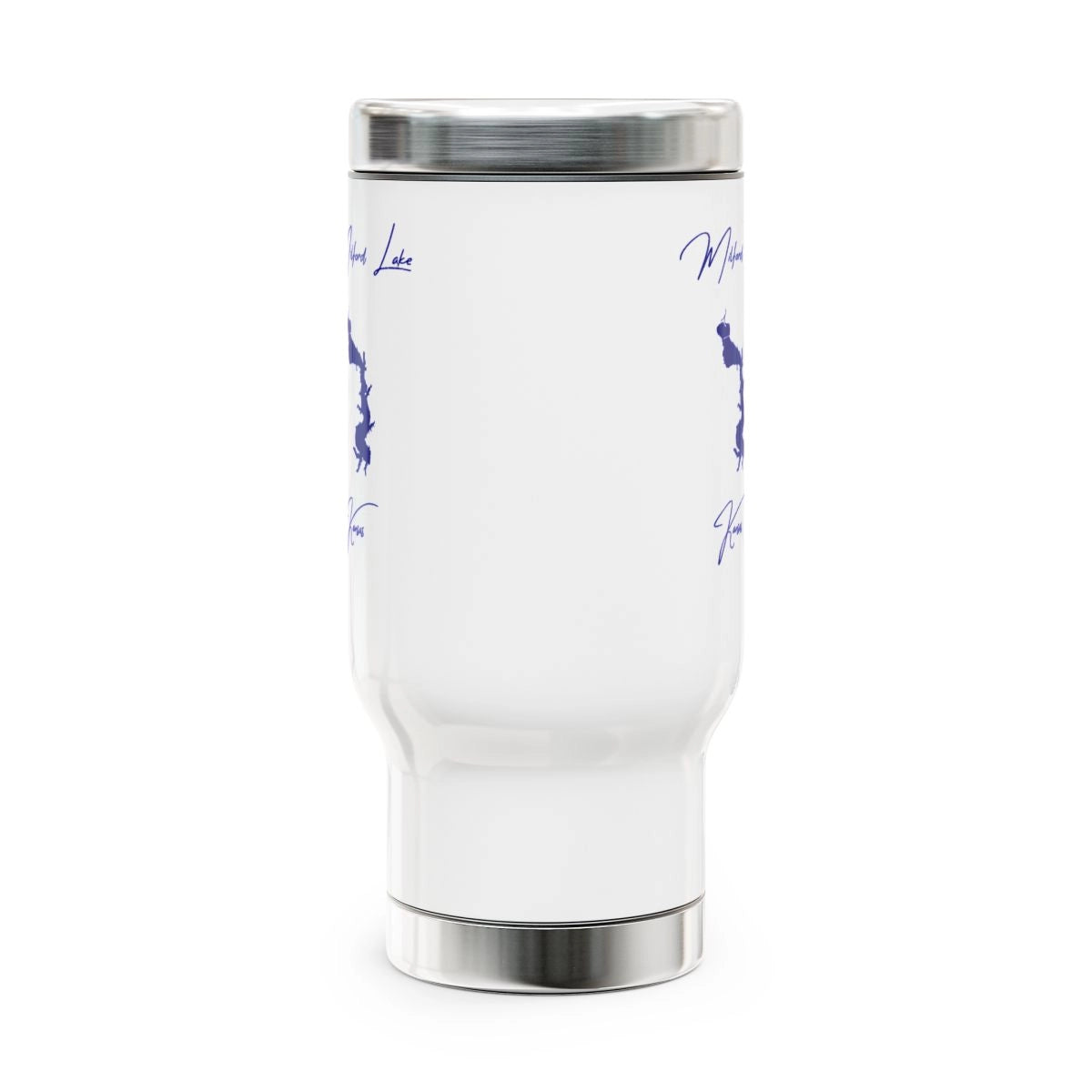 Kansas Milford Lake Travel Mug other position view from front 14oz.webp