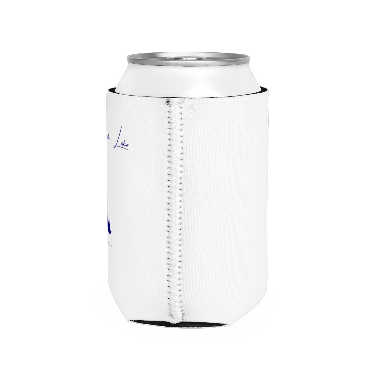 Kansas Tuttle Creek Lake Can Koozie all position view from right white.webp