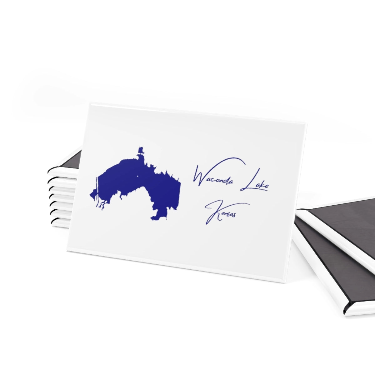 Kansas Waconda Lake Magnet front position view from set 2 x 3.webp