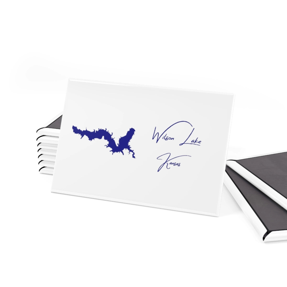 Kansas Wilson Lake Magnet front position view from set 2 x 3.webp