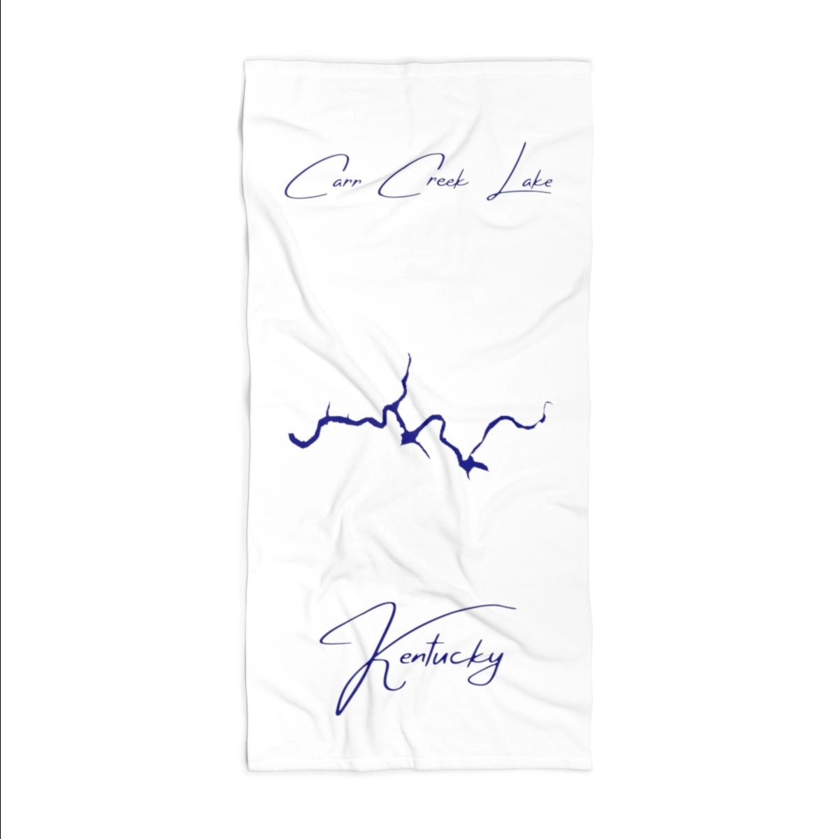 Kentucky Carr Creek Lake Beach Towel front position view from front 36 x 72.webp