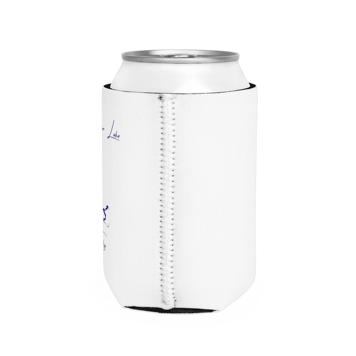 Kentucky Green River Lake Can Koozie all position view from right white.webp