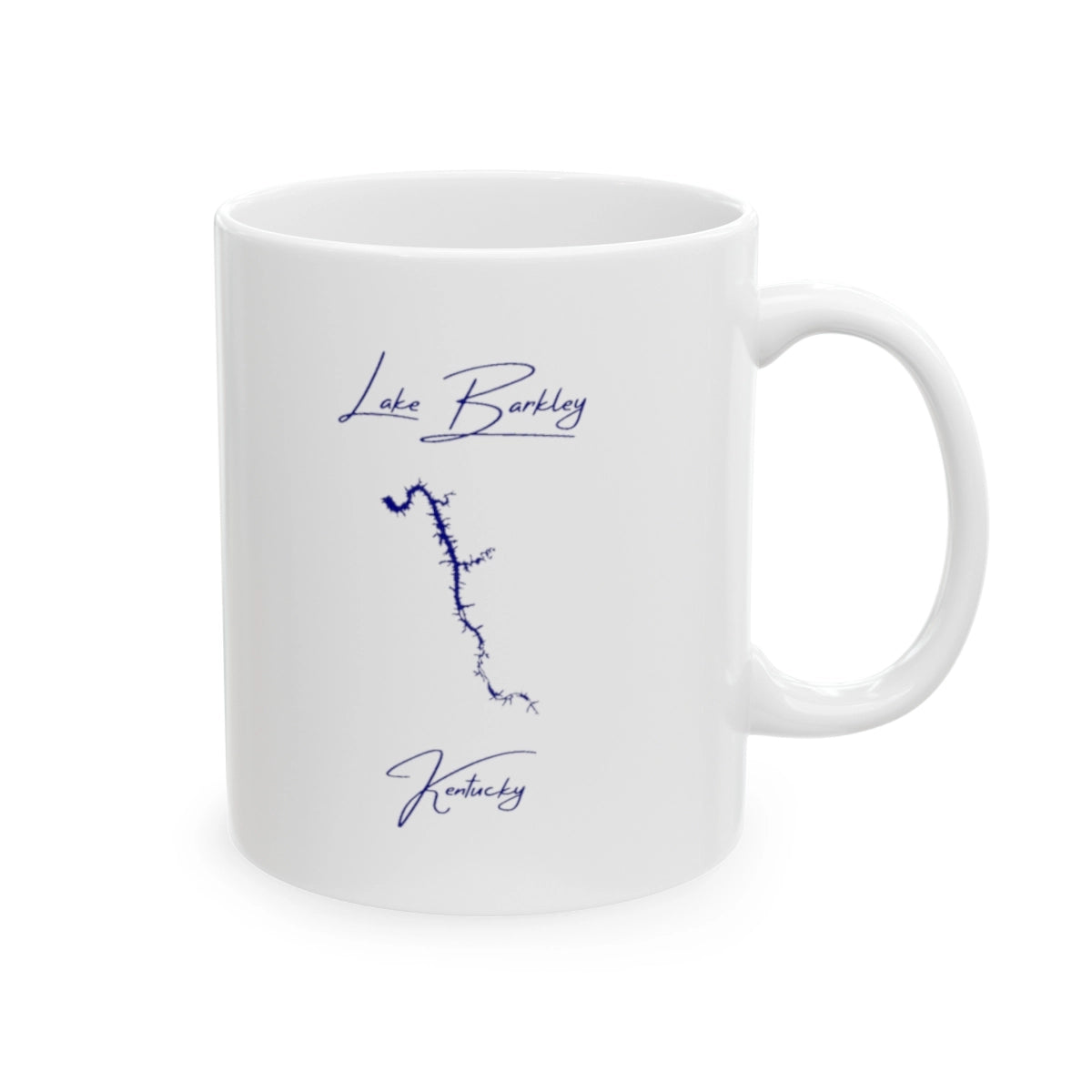 Kentucky Lake Barkley Ceramic Mug other position view from right 11oz.webp