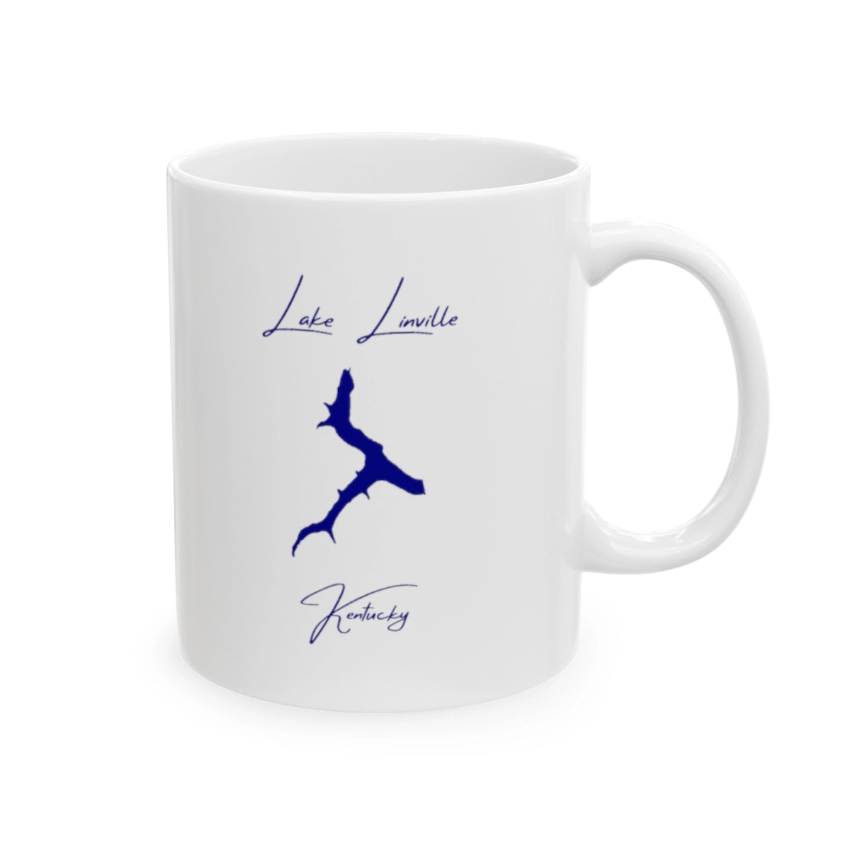 Kentucky Lake Linville Ceramic Mug other position view from right 11oz.webp