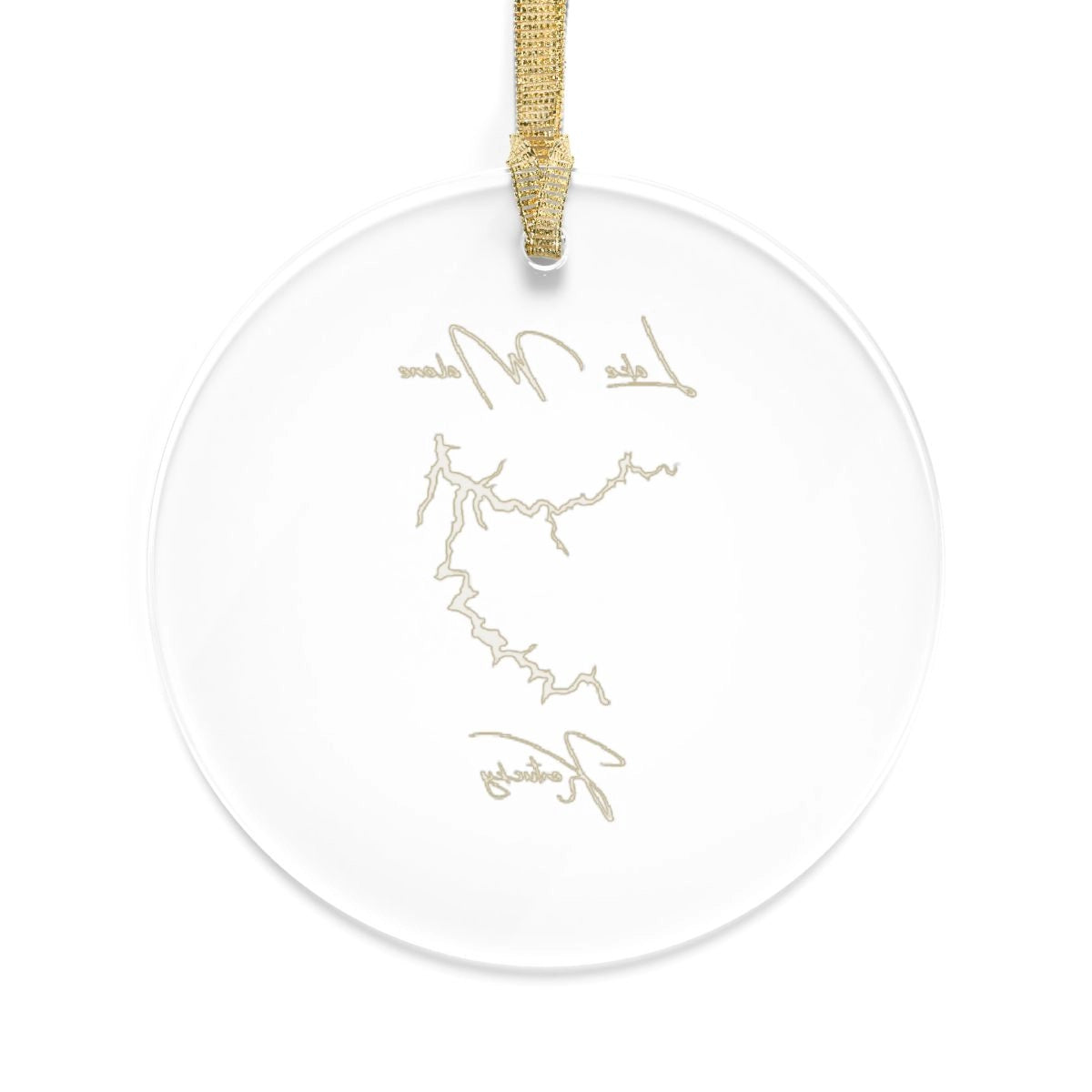 Kentucky Lake Malone Tree Ornament other position view from back round.webp