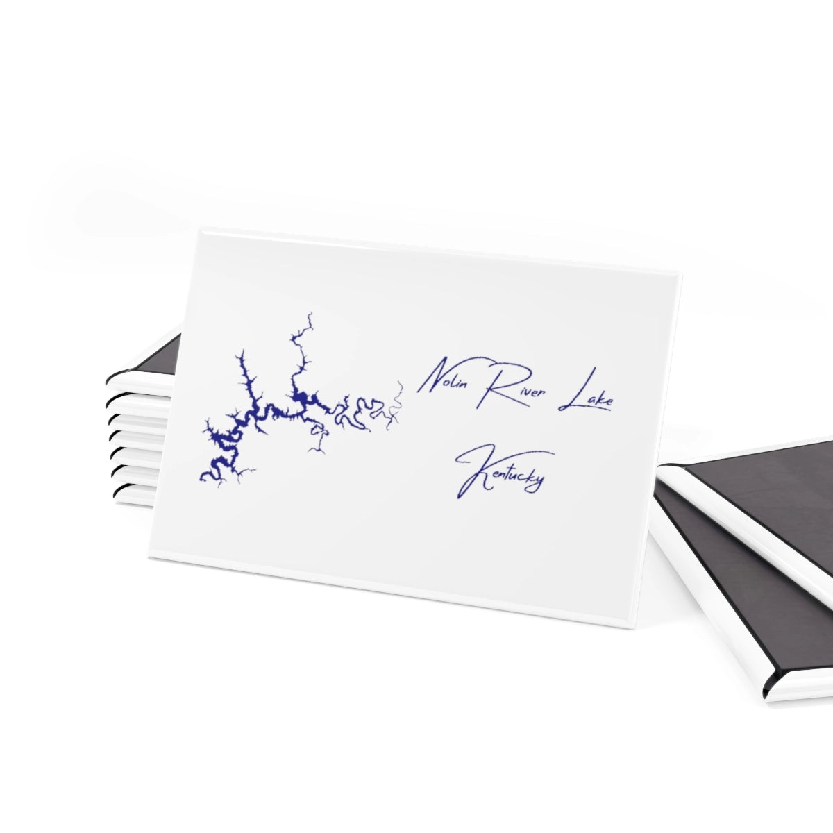 Kentucky Nolin River Lake Magnet front position view from set 2 x 3.webp