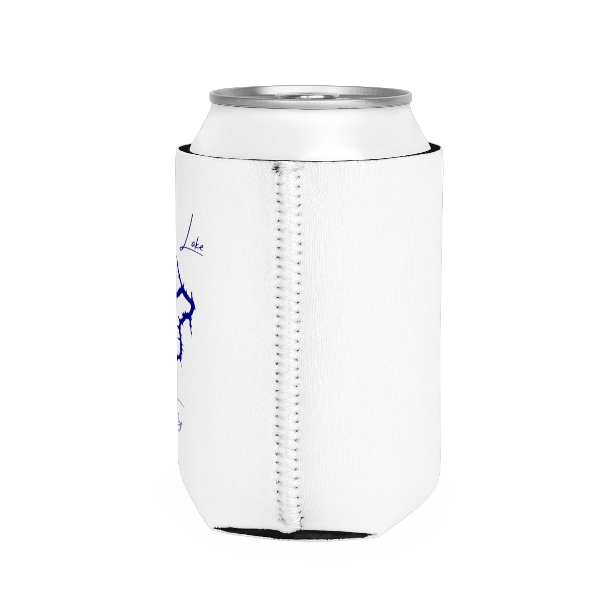 Kentucky Williamstown Lake Can Koozie all position view from right white.webp