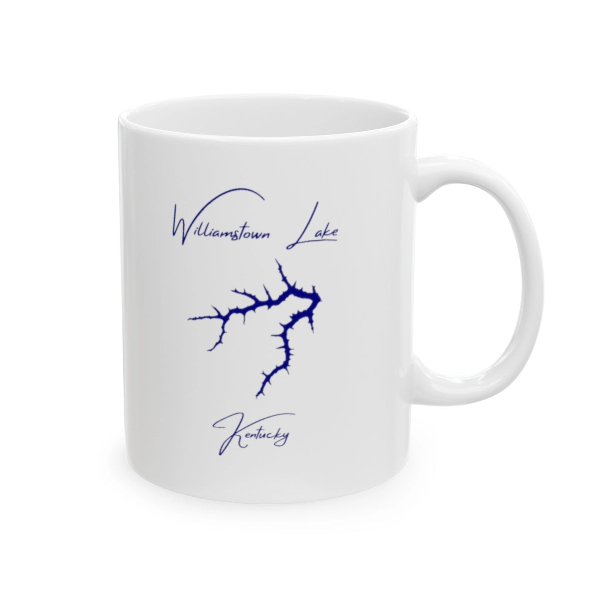 Kentucky Williamstown Lake Ceramic Mug other position view from right 11oz.webp