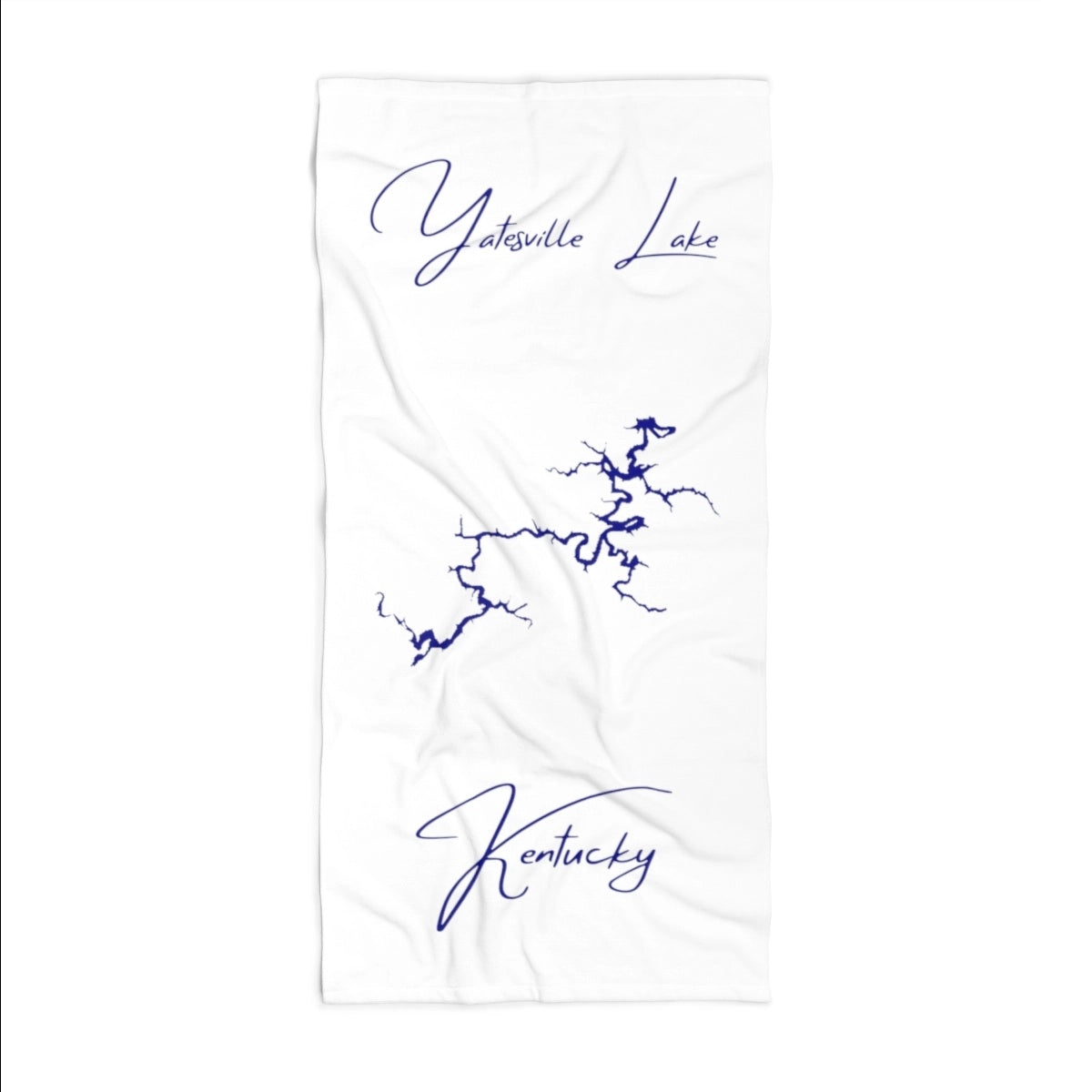 Kentucky Yatesville Lake Beach Towel front position view from front 36 x 72.webp