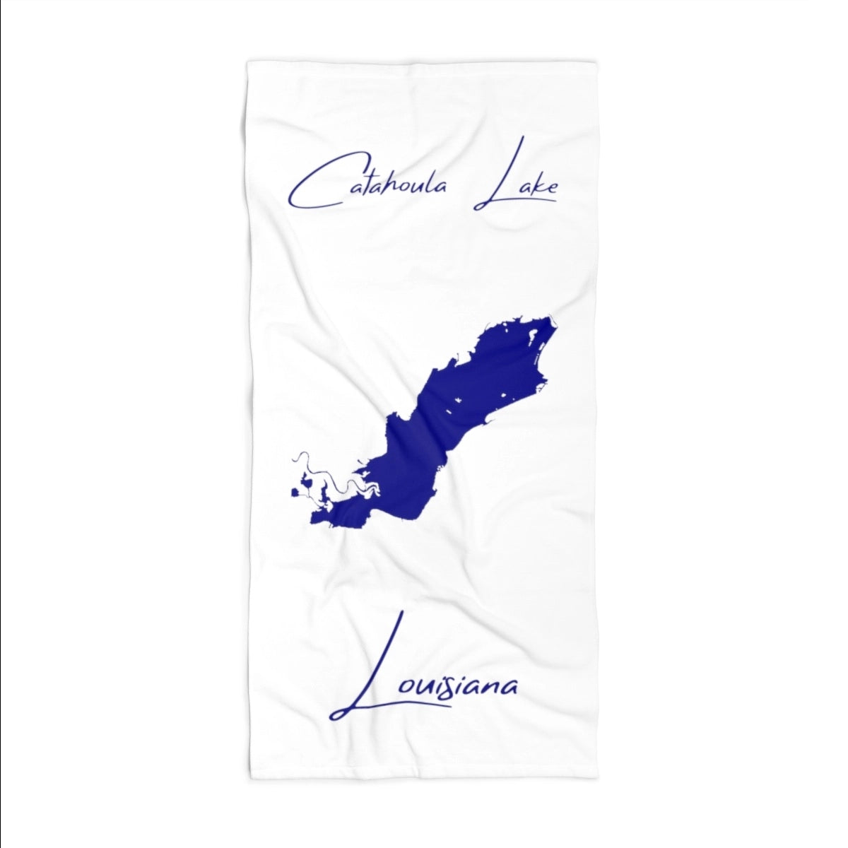 Louisiana Catahoula Lake Beach Towel front position view from front 36 x 72.webp