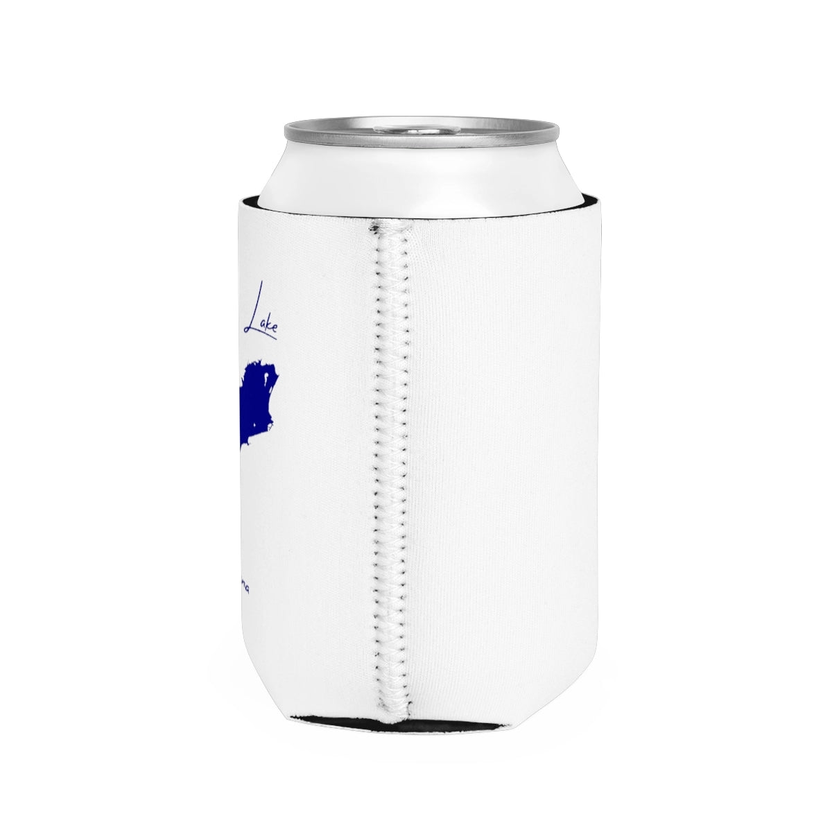 Louisiana Catahoula Lake Can Koozie all position view from right white.webp