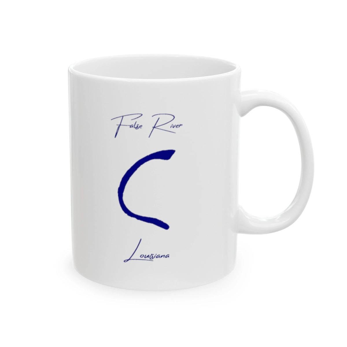 Louisiana False River Ceramic Mug other position view from right 11oz.webp