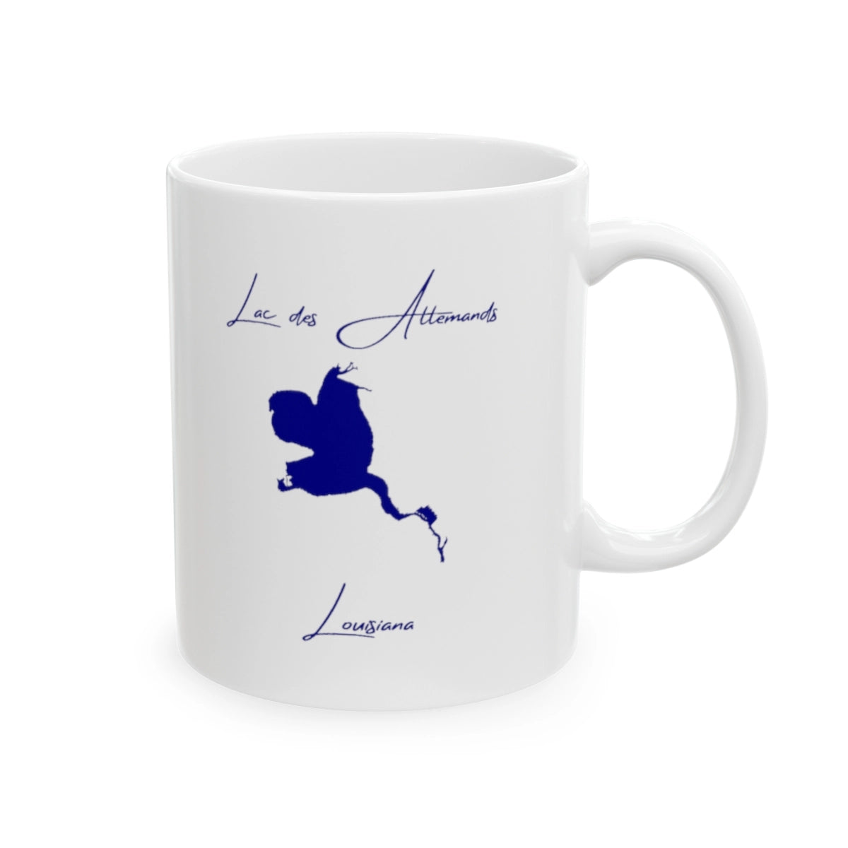 Louisiana Lac des Allemands Ceramic Mug other position view from right 11oz.webp