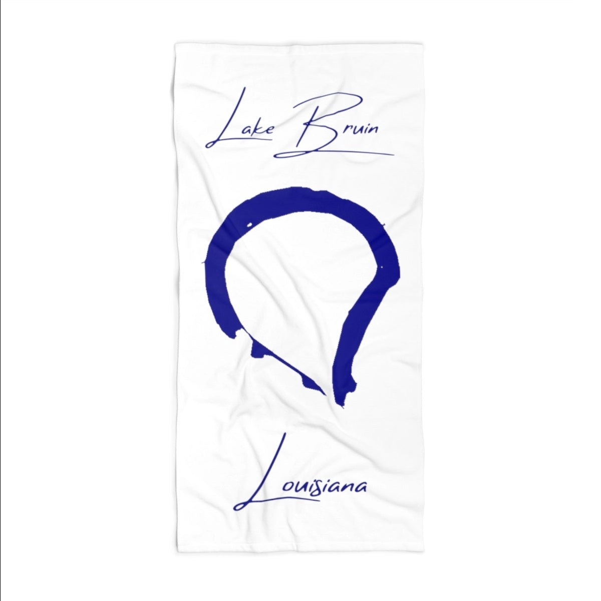 Louisiana Lake Bruin Beach Towel front position view from front 36 x 72.webp