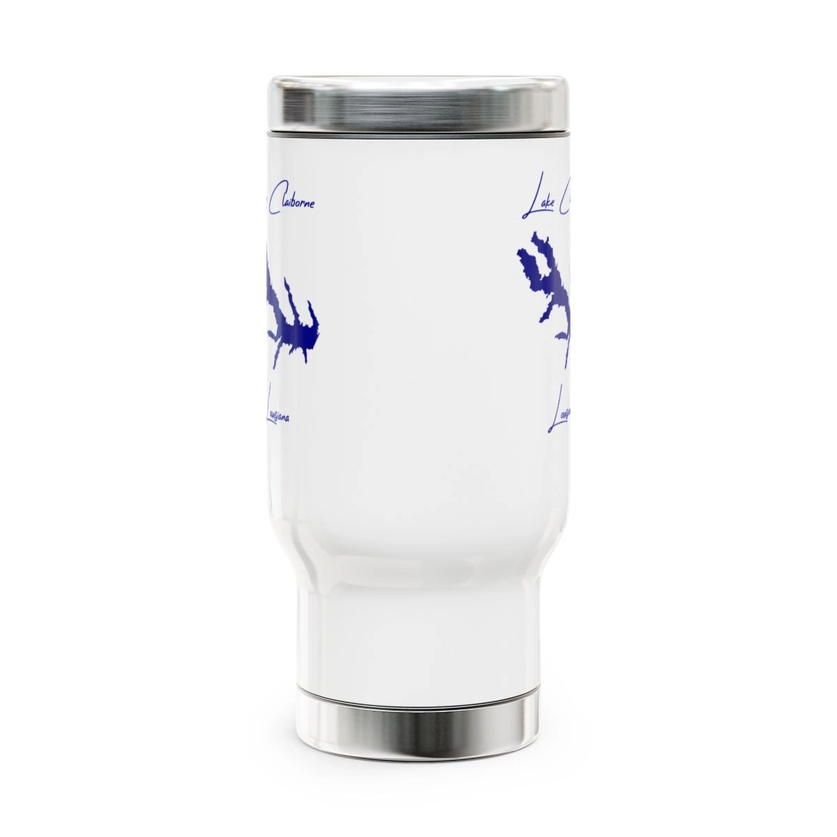 Louisiana Lake Claiborne Travel Mug other position view from front 14oz.webp
