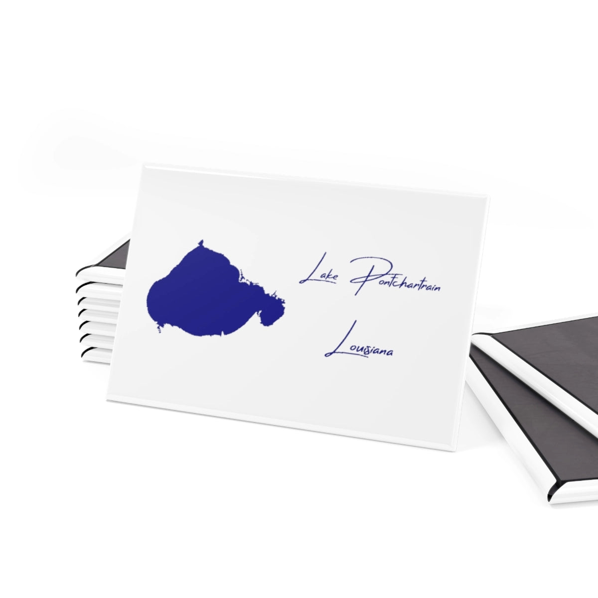 Louisiana Lake Pontchartrain Magnet front position view from set 2 x 3.webp