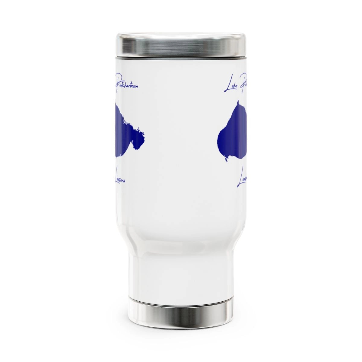 Louisiana Lake Pontchartrain Travel Mug other position view from front 14oz.webp