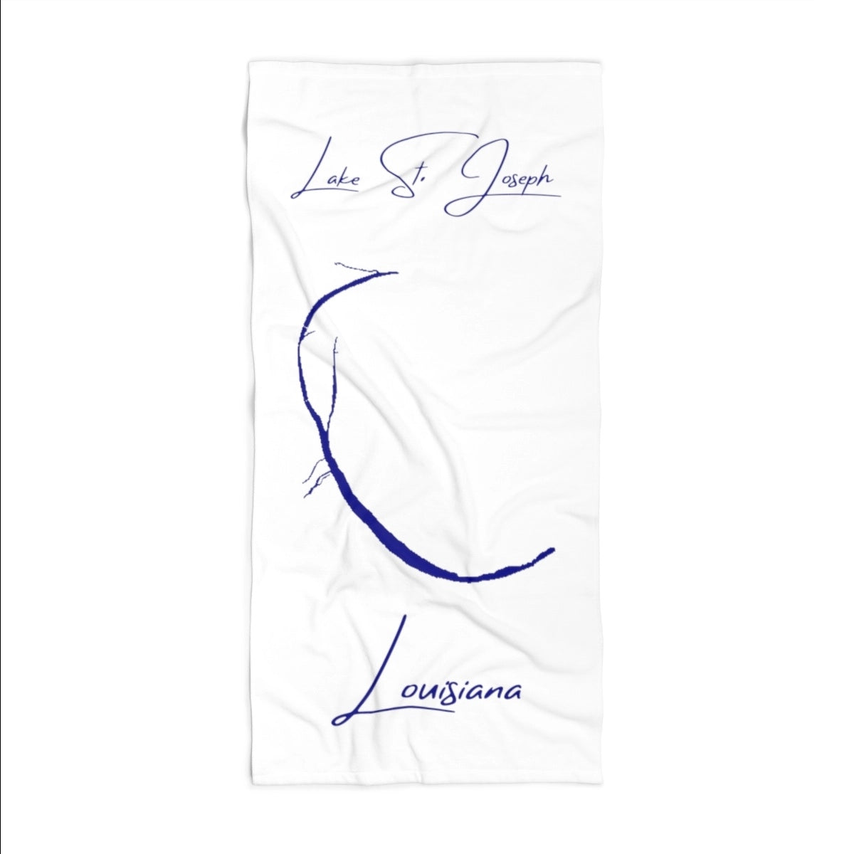 Louisiana Lake St. Joseph Beach Towel front position view from front 36 x 72.webp