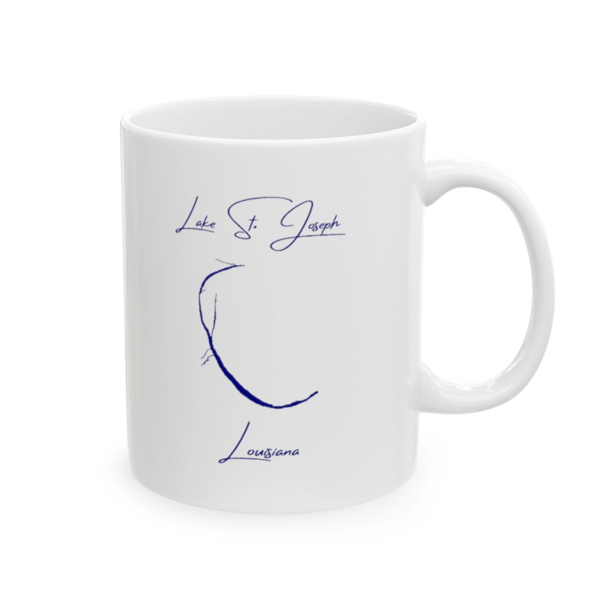 Louisiana Lake St. Joseph Ceramic Mug other position view from right 11oz.webp