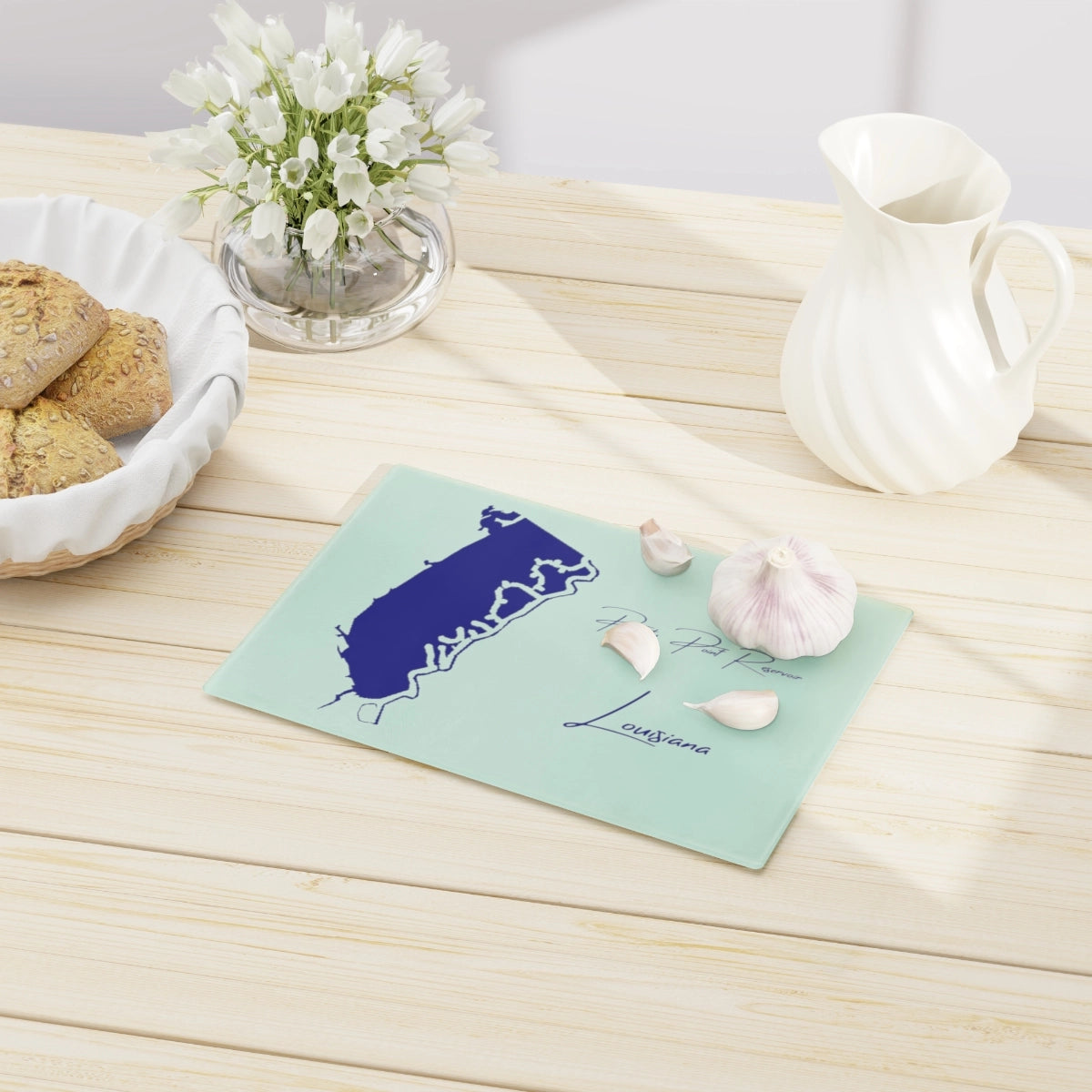 Louisiana Poverty Point Reservoir Cutting Board other position view from context-1 small.webp