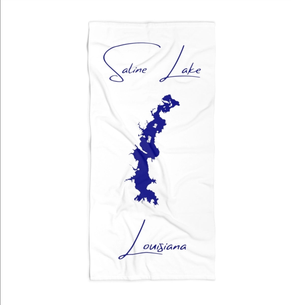 Louisiana Saline Lake Beach Towel front position view from front 36 x 72.webp