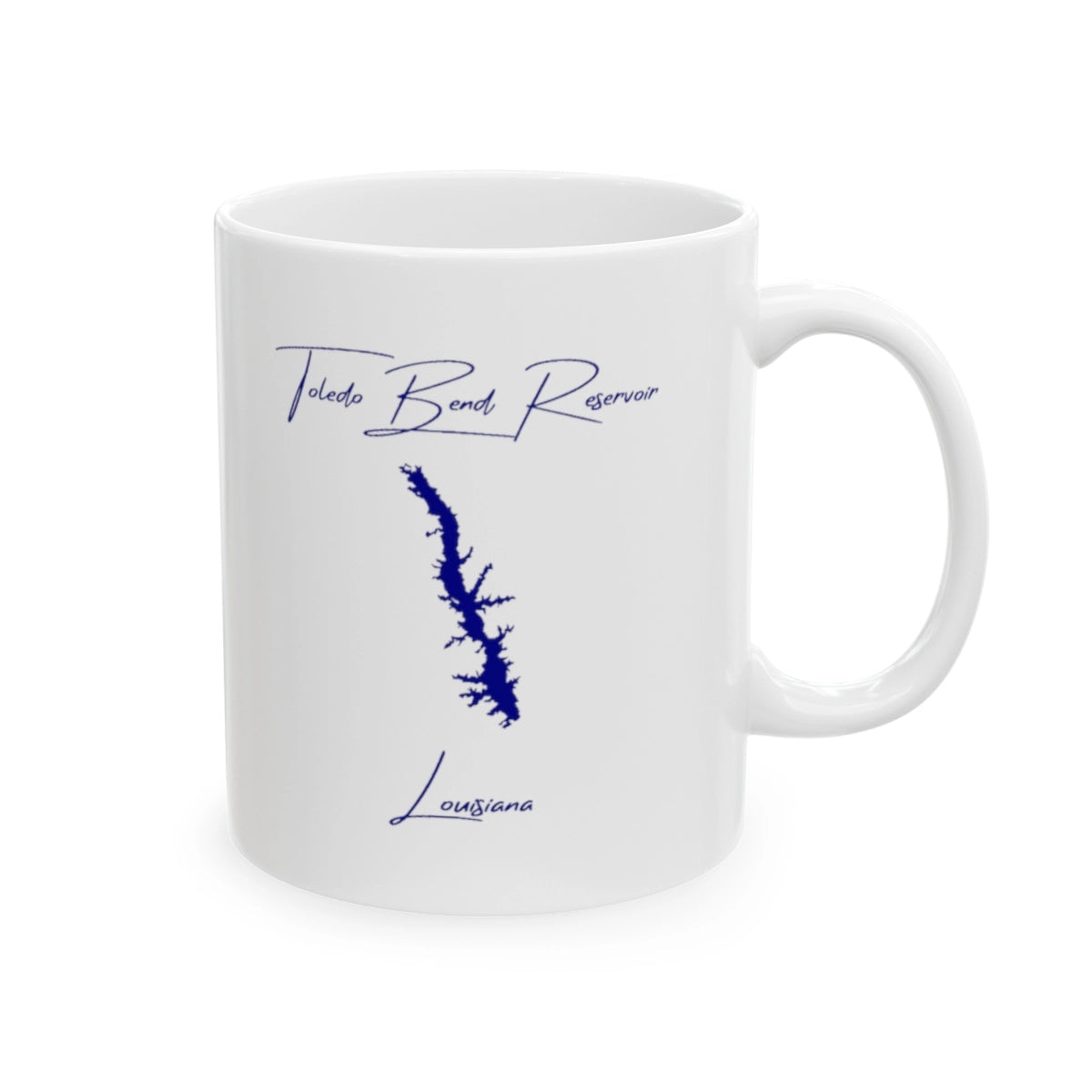 Louisiana Toledo Bend Reservoir Ceramic Mug other position view from right 11oz.webp