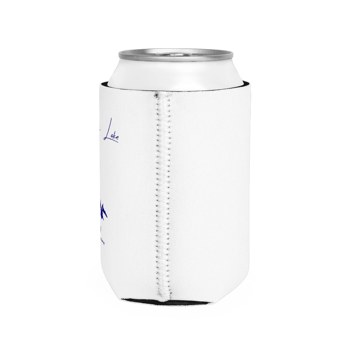 Maine Chesuncook Lake Can Koozie all position view from right white.webp