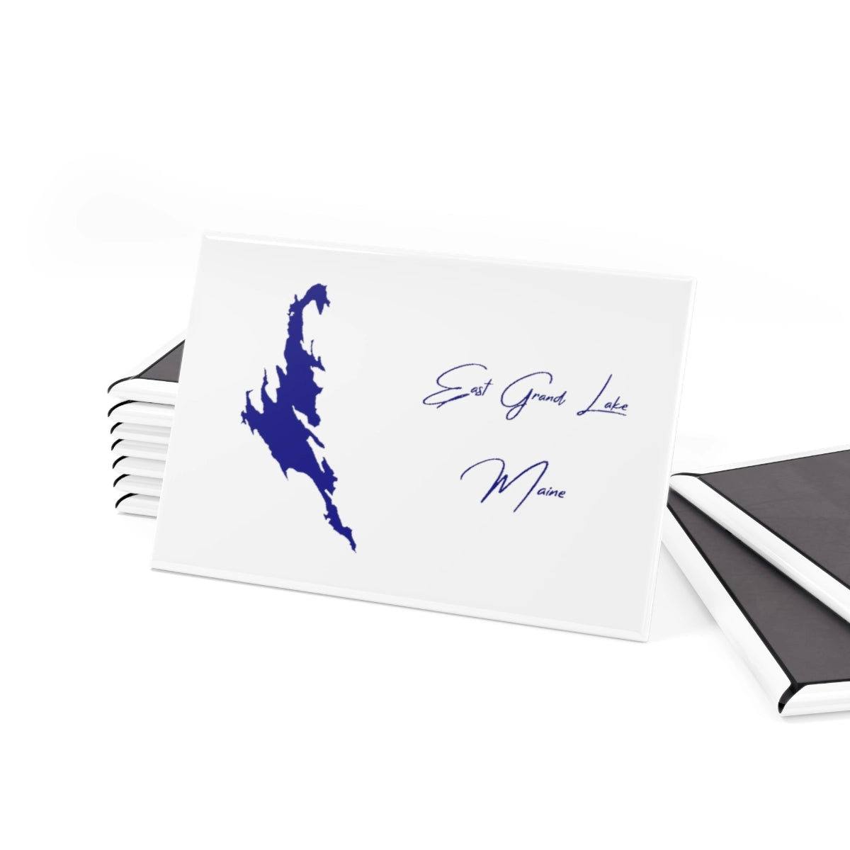 Maine East Grand Lake Magnet front position view from set 2 x 3.webp