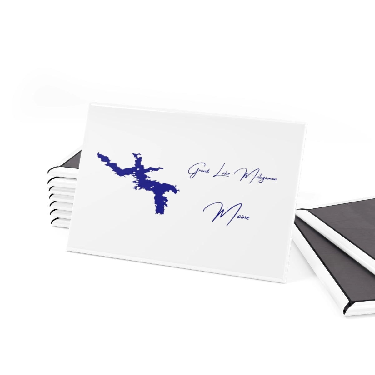 Maine Grand Lake Matagamon Magnet front position view from set 2 x 3.webp