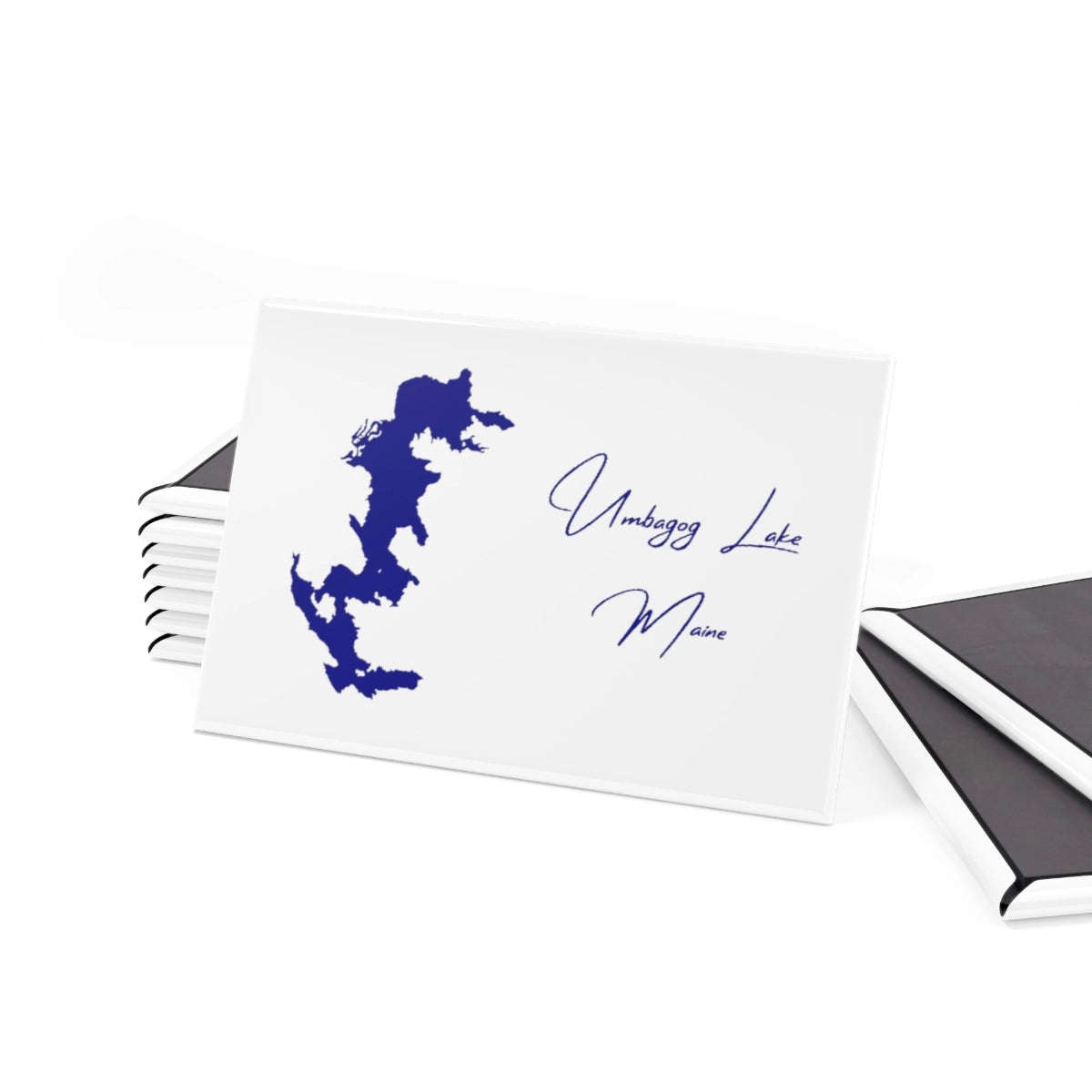 Maine Umbagog Lake Magnet front position view from set 2 x 3.webp