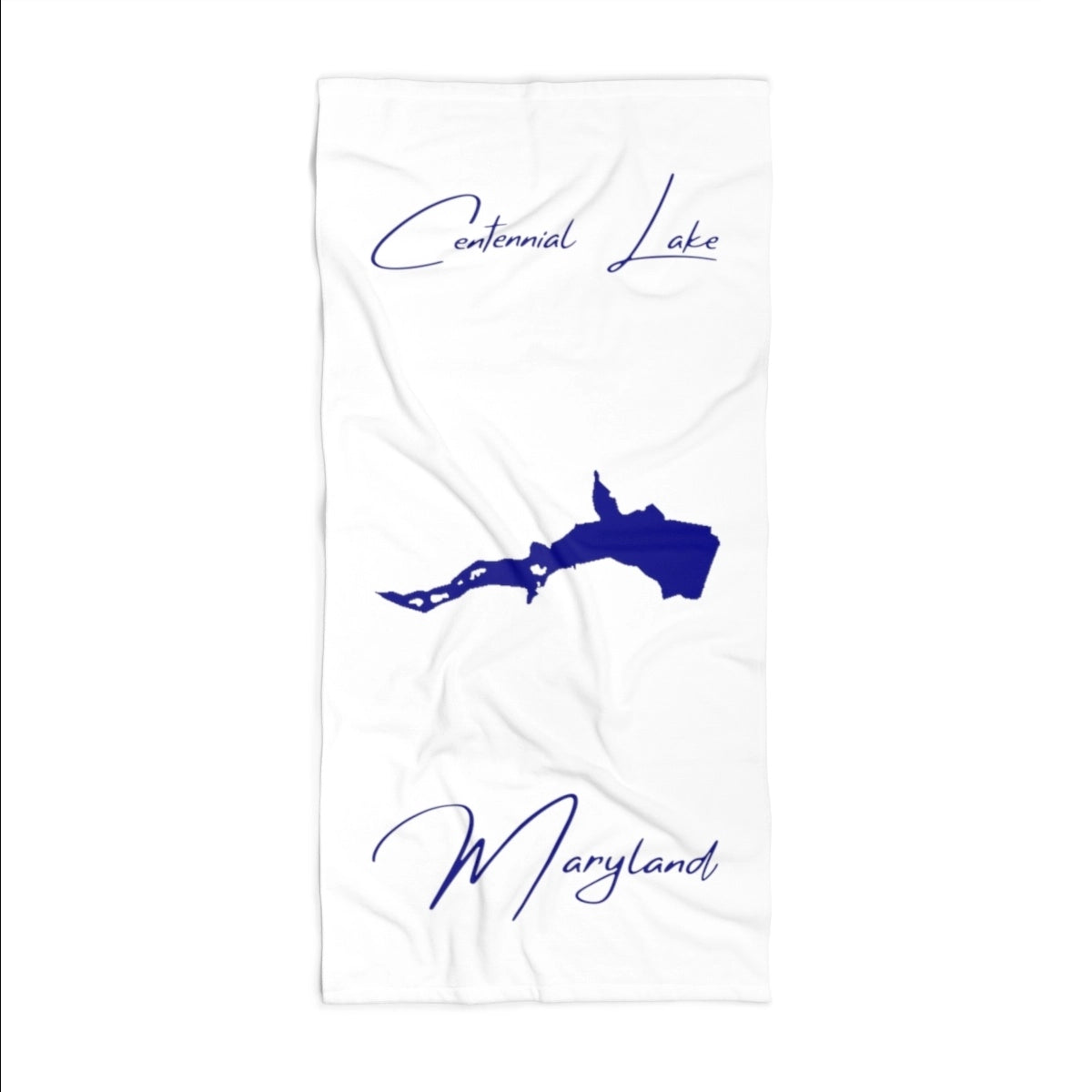 Maryland Centennial Lake Beach Towel front position view from front 36 x 72.webp