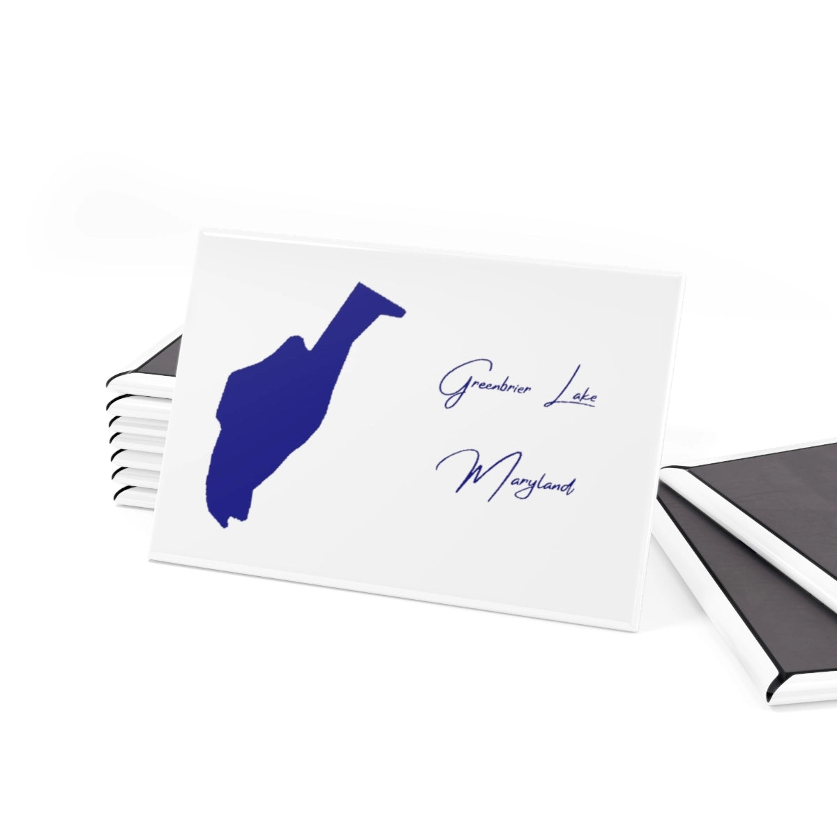 Maryland Greenbrier Lake Magnet front position view from set 2 x 3.webp