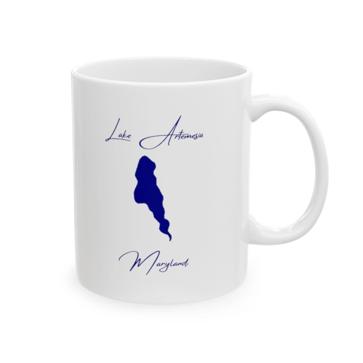 Maryland Lake Artemesia Ceramic Mug other position view from right 11oz.webp