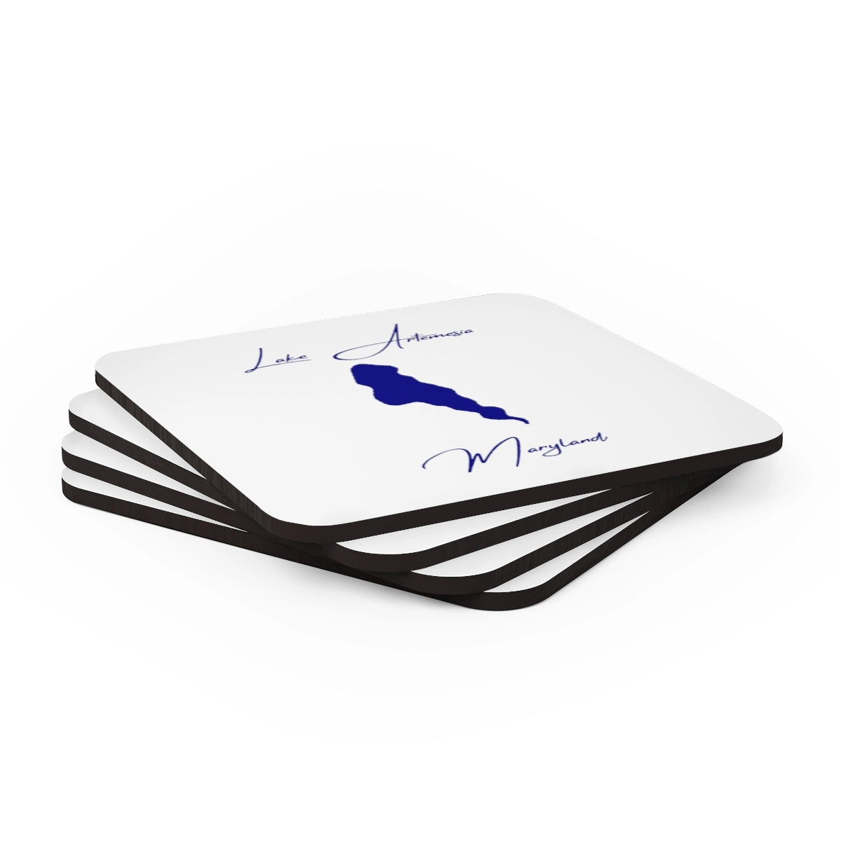 Maryland Lake Artemesia Coaster Set front position view from stacked 3.75 x 3.75.webp
