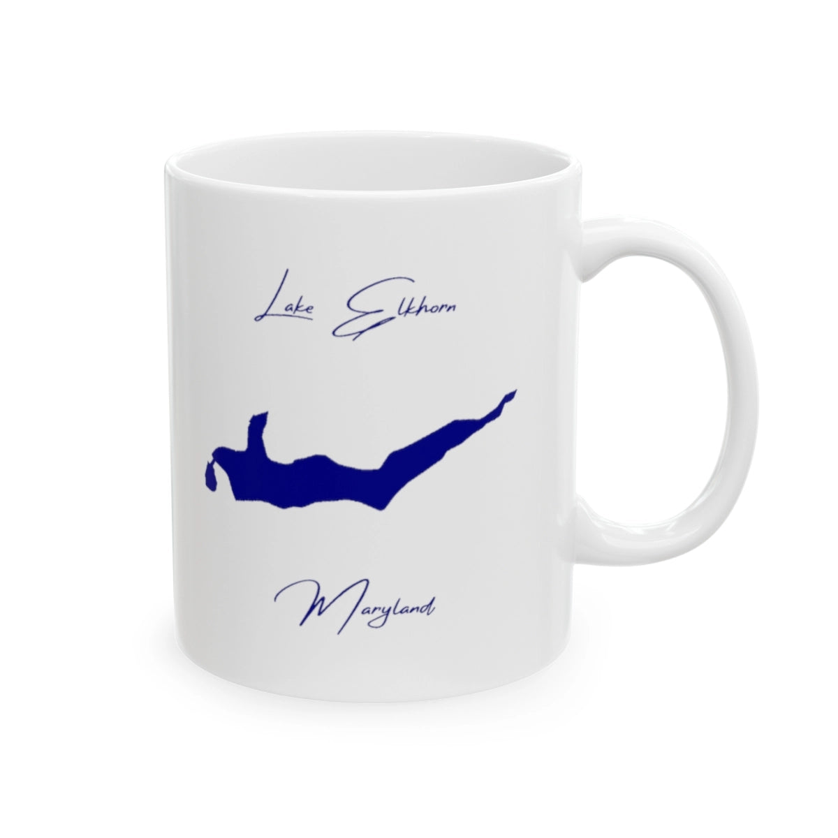 Maryland Lake Elkhorn Ceramic Mug other position view from right 11oz.webp