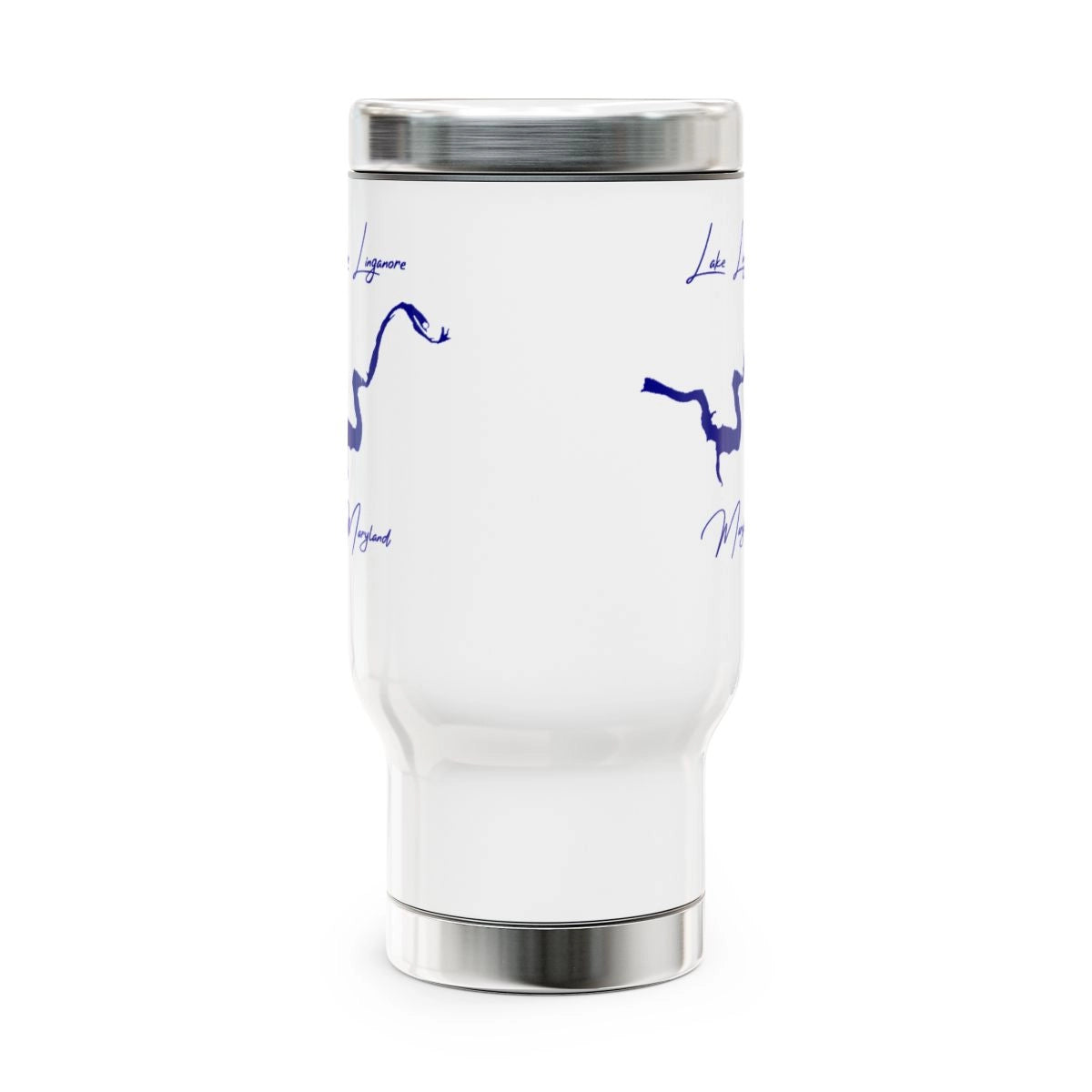 Maryland Lake Linganore Travel Mug other position view from front 14oz.webp