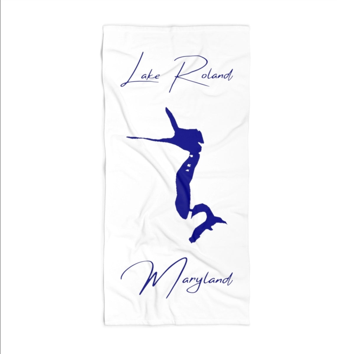 Maryland Lake Roland Beach Towel front position view from front 36 x 72.webp