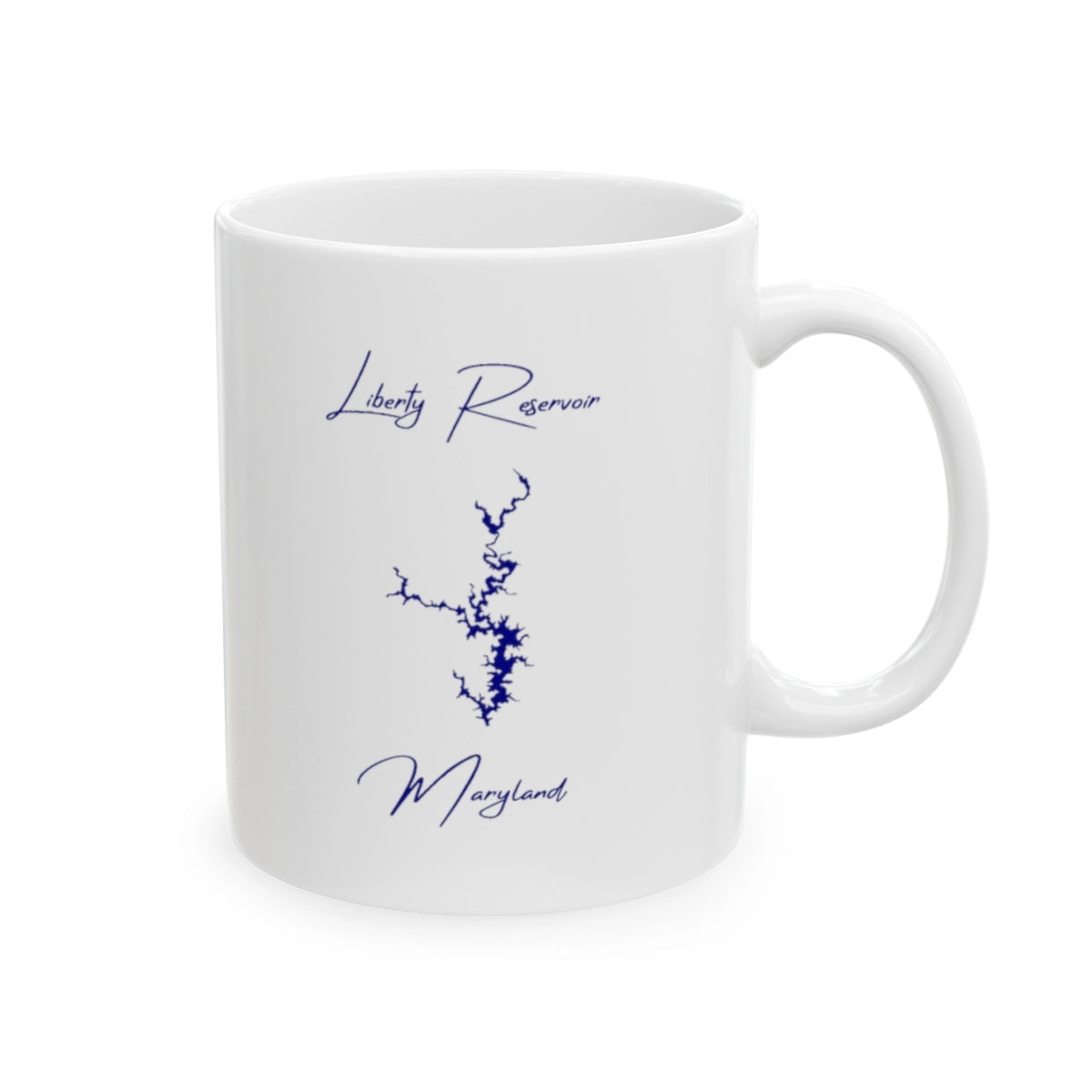 Maryland Liberty Reservoir Ceramic Mug other position view from right 11oz.webp