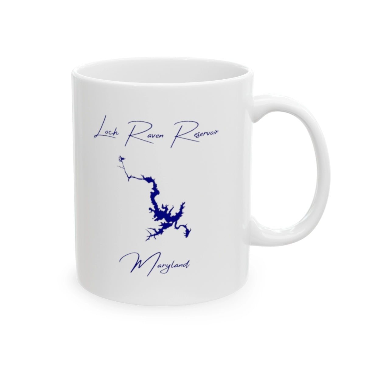 Maryland Loch Raven Reservoir Ceramic Mug other position view from right 11oz.webp