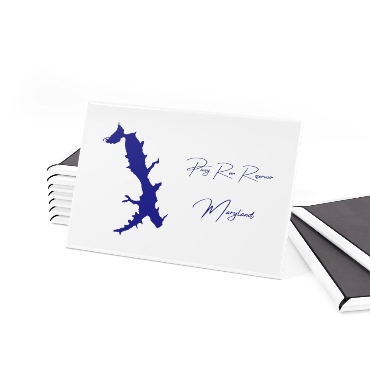 Maryland Piney Run Reservoir Magnet front position view from set 2 x 3.webp