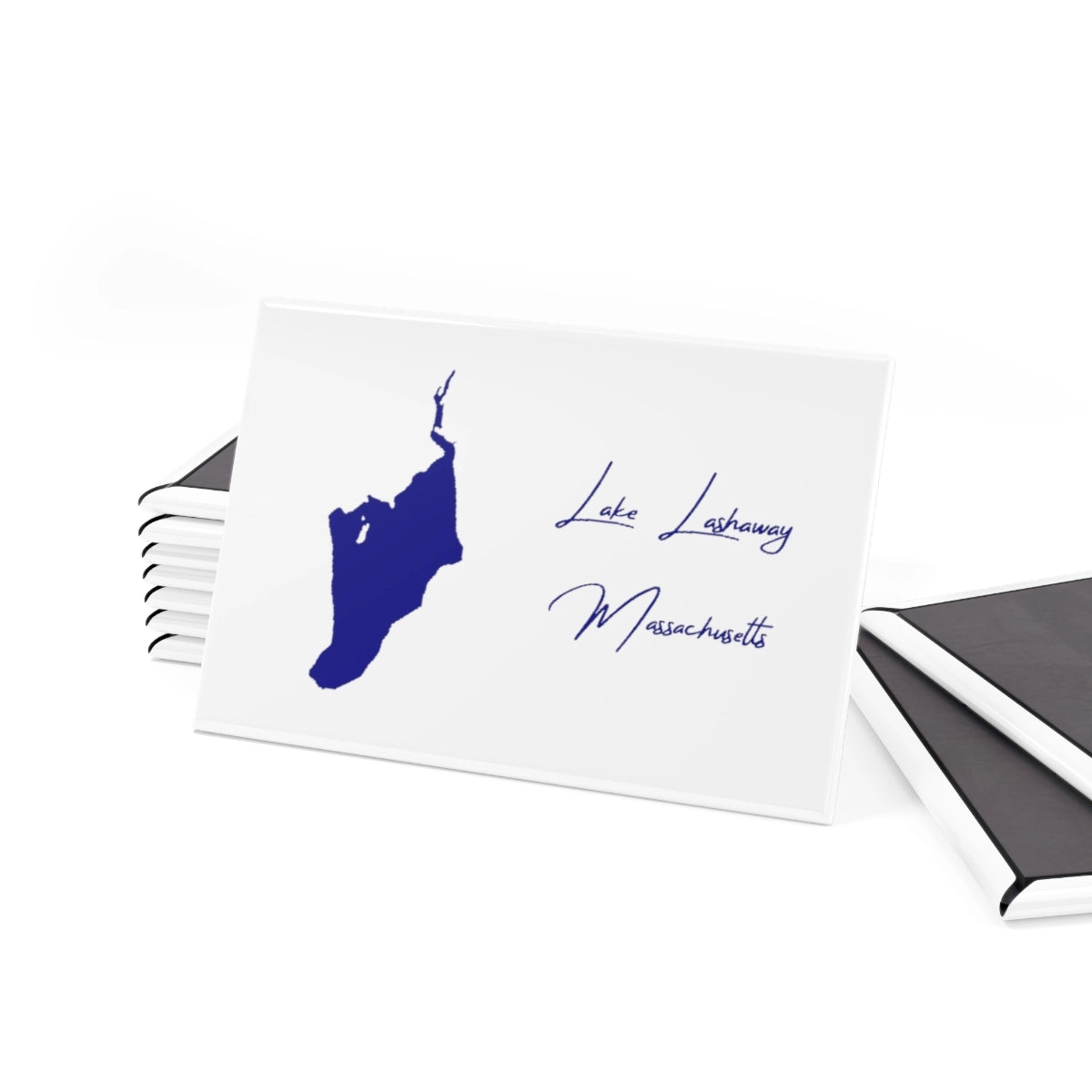 Massachusetts Lake Lashaway Magnet front position view from set 2 x 3.webp