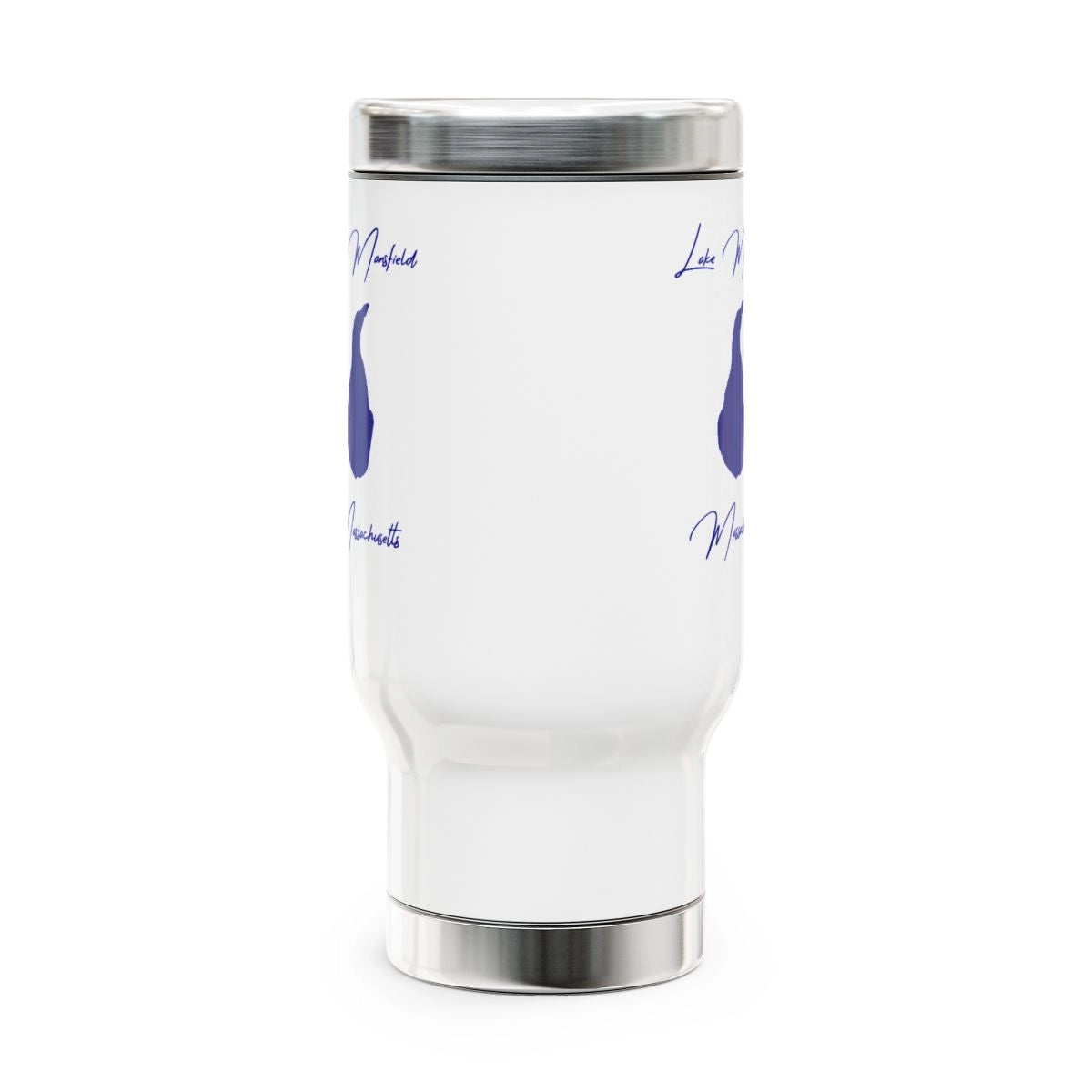 Massachusetts Lake Mansfield Travel Mug other position view from front 14oz.webp