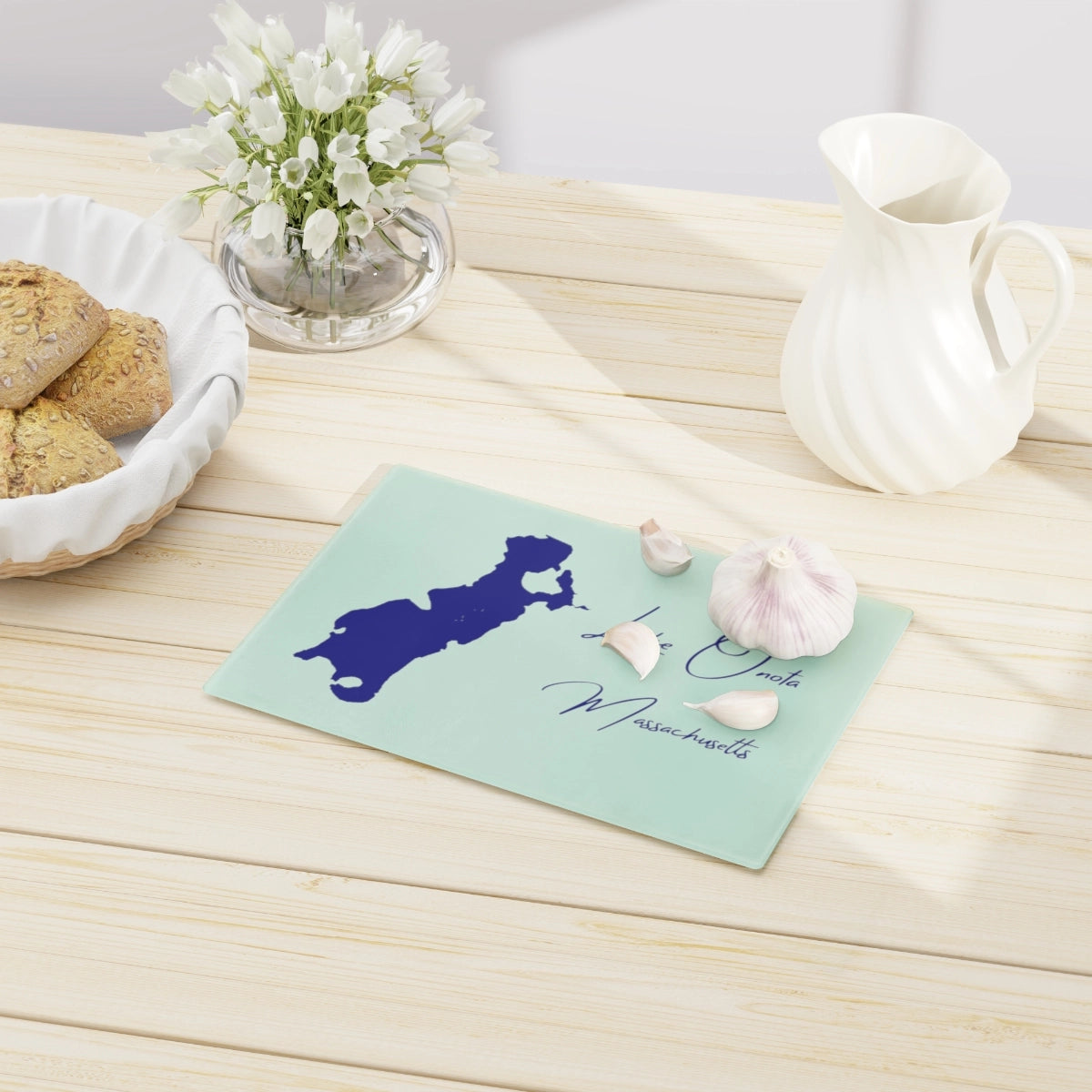 Massachusetts Lake Onota Cutting Board other position view from context-1 small.webp