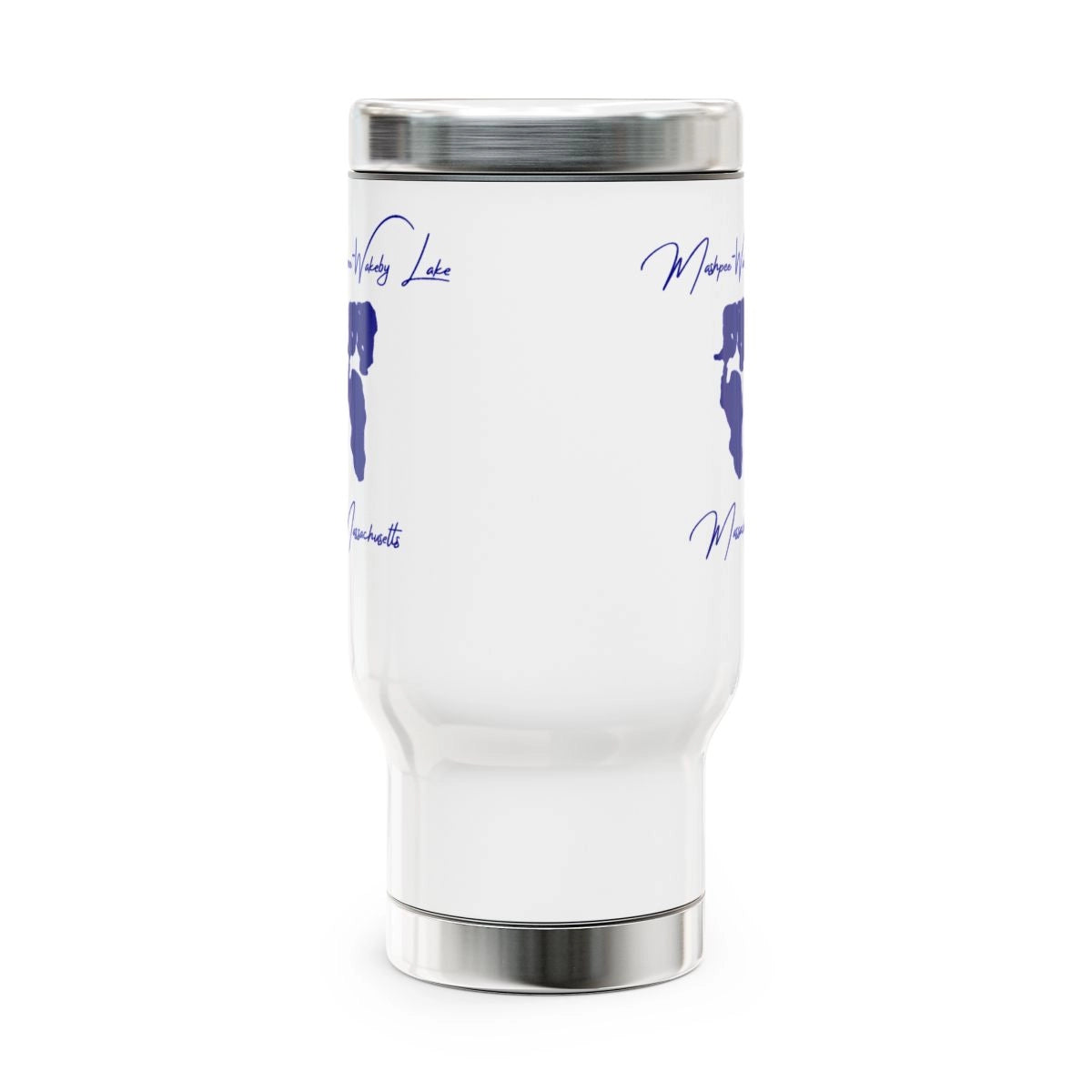 Massachusetts Mashpee-Wakeby Lake Travel Mug other position view from front 14oz.webp