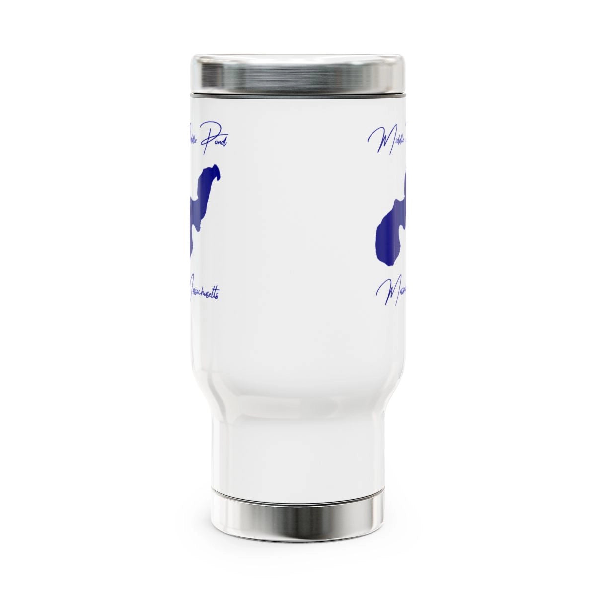 Massachusetts Middle Pond Travel Mug other position view from front 14oz.webp