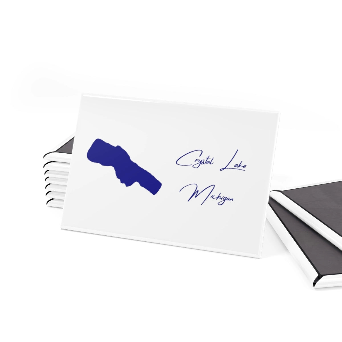 Michigan Crystal Lake Magnet front position view from set 2 x 3.webp