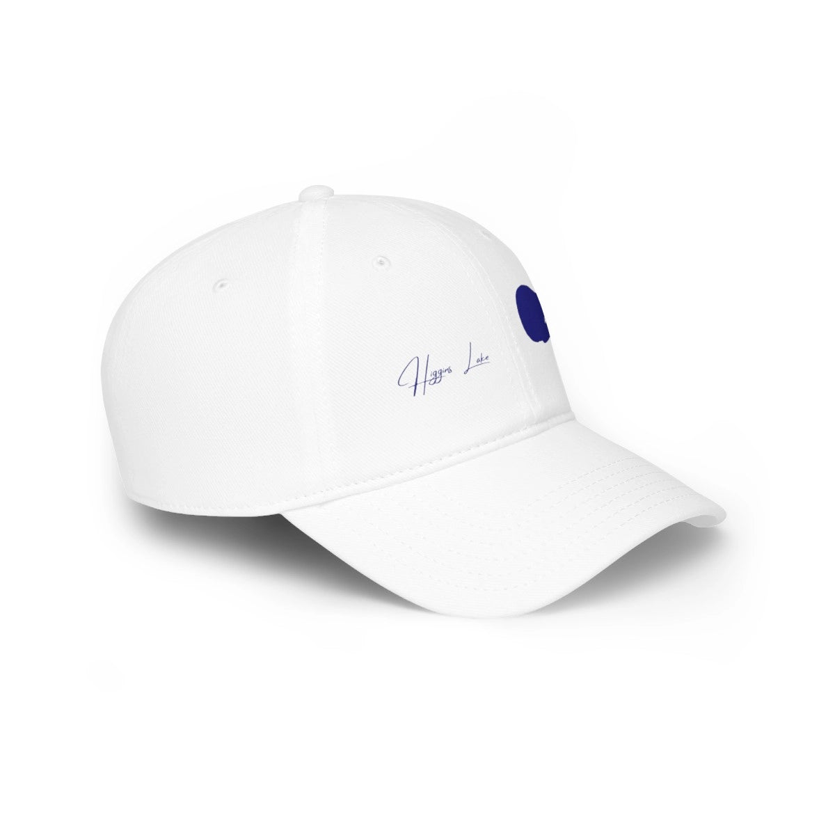 Michigan Higgins Lake Baseball Cap other position view from side one size.webp