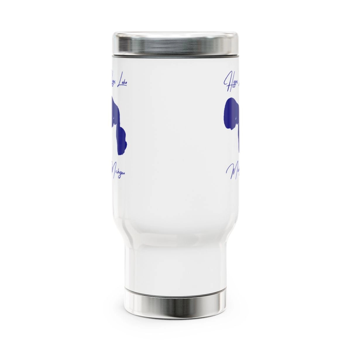 Michigan Higgins Lake Travel Mug other position view from front 14oz.webp
